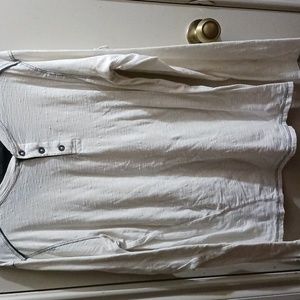 Modern Culture Long Sleeve Henley Pullover Shirt. L